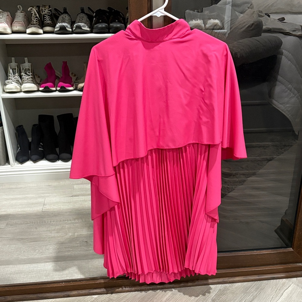 SHEIN Pink Midi Dress